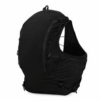 Gilet d'hydratation running 5L de couleur noir vue de derriere de 3/4