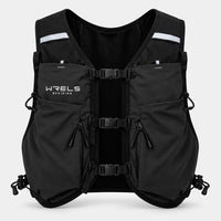 sac trail 10L  de couleur noir vue de face